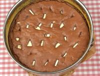 Kladdkaka med vit choklad